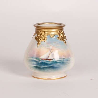 A Royal Worcester Sailing Boats Vase