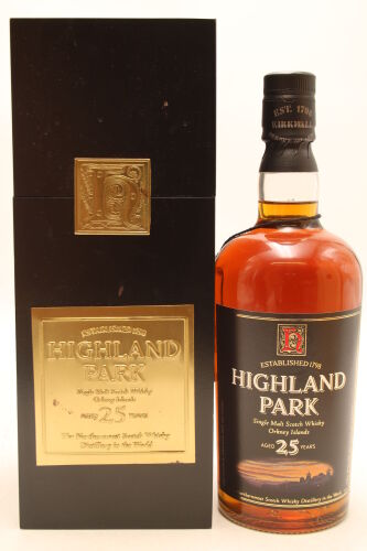 (1) Highland Park 25 Years Old Single Malt Scotch Whisky (GB), 50.7% ABV