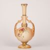 A Royal Worcester Blush Ivory Two-Handed Vase