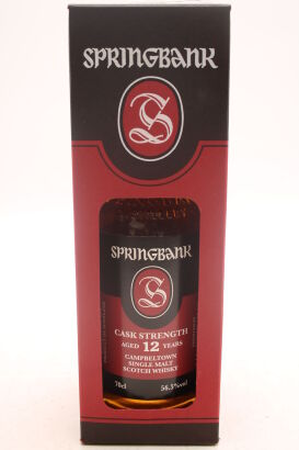 (1) Springbank 12 Year Old Cask Strength Single Malt Scotch Whisky, 56.5% ABV