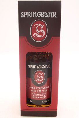 (1) Springbank 12 Year Old Cask Strength Single Malt Scotch Whisky, 55.3% ABV