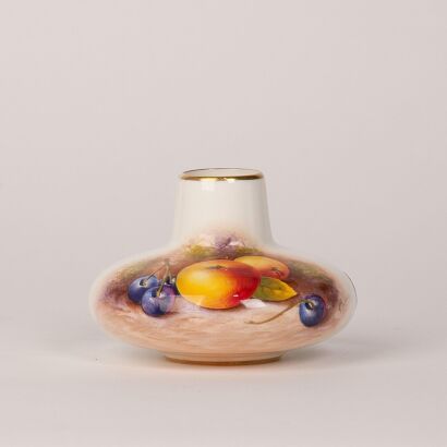 A Small Royal Worcester Squat Vase