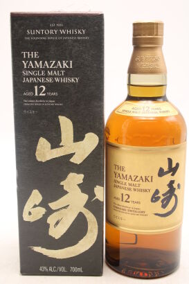 (1) The Yamazaki 12 Year Old Single Malt Japanese Whisky, 43% ABV