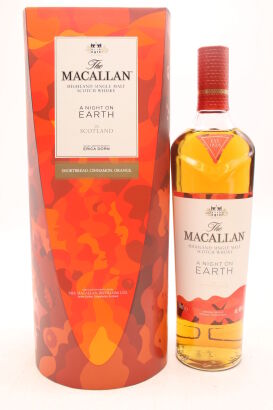 (1) The Macallan, A Night on Earth, Highland Single Malt Scotch Whisky, 40% ABV
