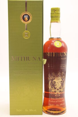 (1) Mithuna Single Malt Indian Whisky, 58% ABV