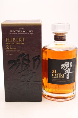(1) Hibiki 21 Year Old Blended Japanese Whisky, 43% ABV