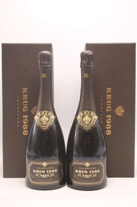 (2) 1988 Krug Vintage Brut, Champagne [JR17.5] [RP98] [WS98]