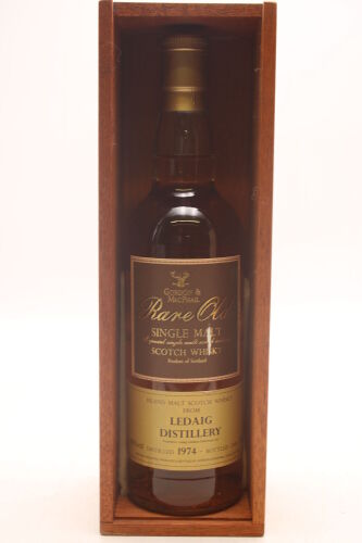 (1) 1974 Gordon and MacPhail Ledaig Rare Old Single Malt Scotch Whisky, 40% ABV