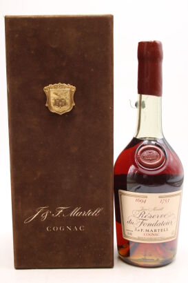 (1) Martell Reserve du Fondateur Cognac, 44% ABV