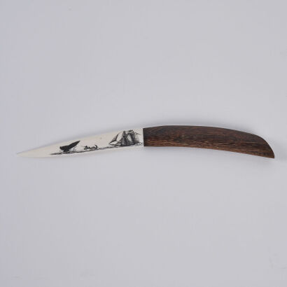 A Scrimshaw Letter Opener