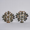 A Pair of Terracotta Tree of Life Candelabras