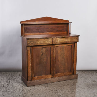 A Victorian Walnut Chiffonier 