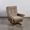 A Pair Of Mid-Century Reclining Swivel Chairs - 2