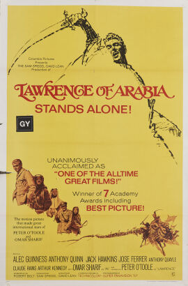 An Original Lawrence Of Arabia 1970 Lithograph