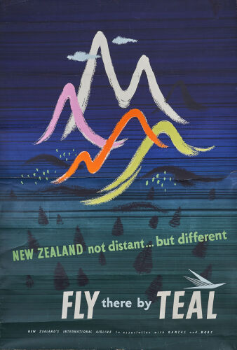 An Original 'Fly There by Teal' Poster