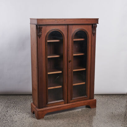 A Fine Antique Mahagony Glazed Bookcase