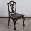 A Suite of Ten Antique Hepplewhite Leather Topped Dining Chairs - 2