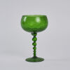 A Bohemian Green Glass Goblet