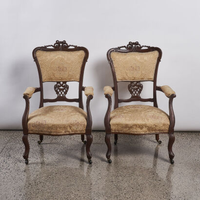 A Pair of Victorian Side Chairs