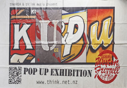 WESTON FRIZZELL Kupu Pop Up Exhibition Banner