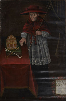 A 17th Century Attributed Bolivian Iconographic Painting