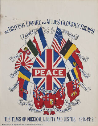 A Flags Of Freedom Poster By A.R Hornblow