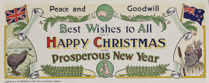 A Happy Christmas Poster By A.R Hornblow