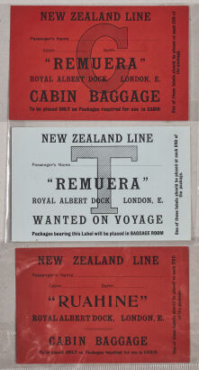 A Set Of Three Remuera Train Passes