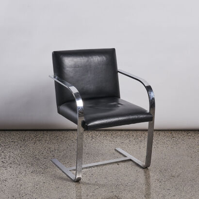 A Chair in the Style of Mies van der Rohes Brno MR50