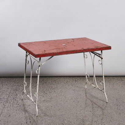 A Vintage Folding Picnic Table