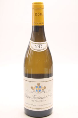 (1) 2017 Domaine Leflaive Les Folatieres, Puligny-Montrachet Premier Cru