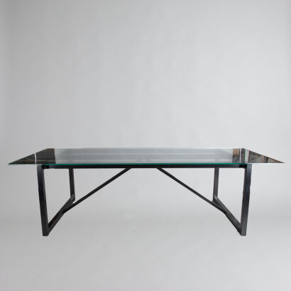 A Large and Impressive Vondom Glass Table