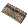 Gucci Web Ribbon Zip Around Wallet