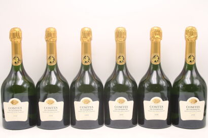 (6) 2008 Taittinger Comtes de Champagne Blanc de Blancs Brut, Champagne [JR19] [RP98] [WS95] [WE97]