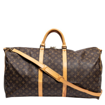 Louis Vuitton Monogram Keepall Bandouliere 60 Bag