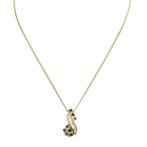 Christian Dior Bijoux Rhinestone Pendant Necklace
