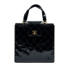 Chanel Vintage CC Turn Lock Tall Tote Bag
