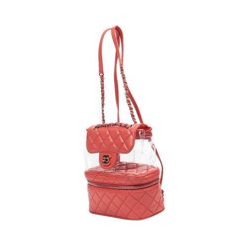 Chanel PVC Salmon Backpack