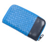 Bottega Veneta Bicolor Intrecciato Zip Around Wallet