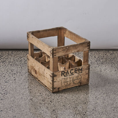 A Vintage French Wine Crate