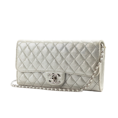 Chanel Metallic Baguette Flap Bag