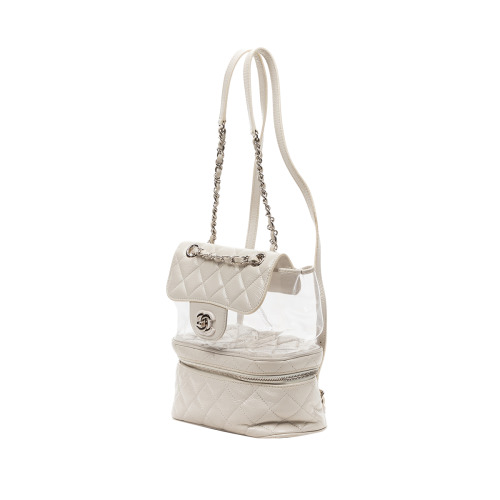 Chanel PVC White Backpack