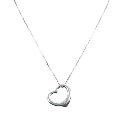 Tiffany & Co Open Heart Pendant Necklace