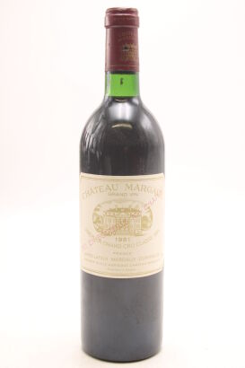 (1) 1981 Chateau Margaux, Margaux [WS95]