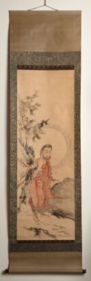 An Oriental Damo Buddha Painting