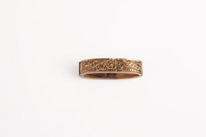 A 9ct Rose Gold Scarf Pin