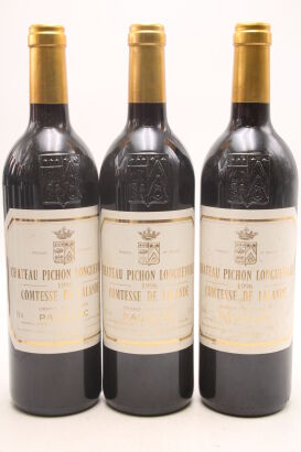 (3) 1996 Chateau Pichon Longueville Comtesse de Lalande, Pauillac [JR17.5] [RP96]