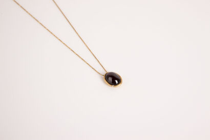 14ct Diamond and Garnet Pendant