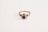 18ct Sapphire and Diamond Cluster Ring