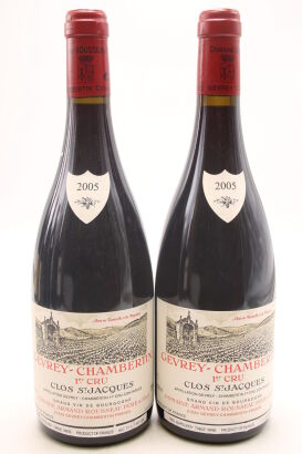 (2) 2005 Domaine Armand Rousseau Pere et Fils Clos Saint-Jacques, Gevrey-Chambertin Premier Cru [JR18] [RP97]